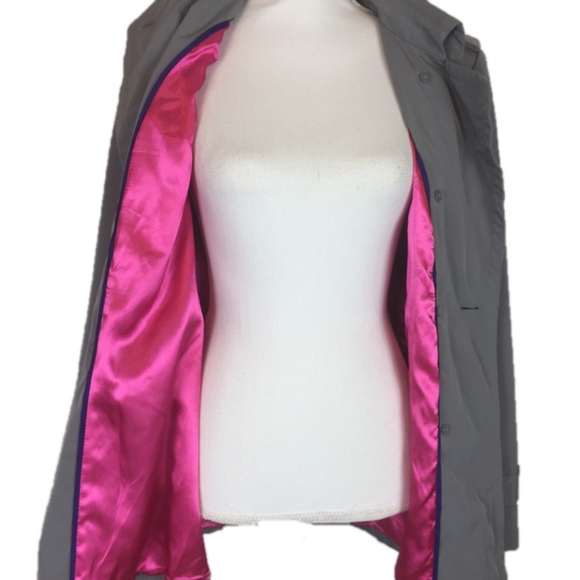 Calvin Klein Double Breasted Belted Pea Coat - Picture 4 of 8